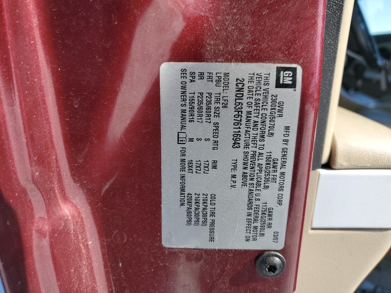 2007 Chevrolet Equinox - Image 13