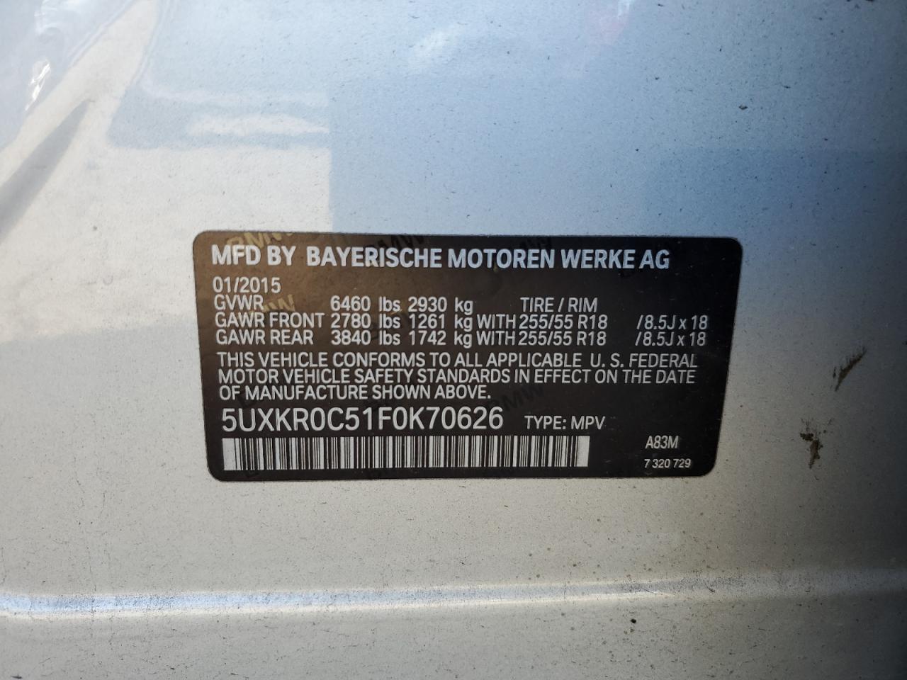 2015 BMW X5 - Image 12