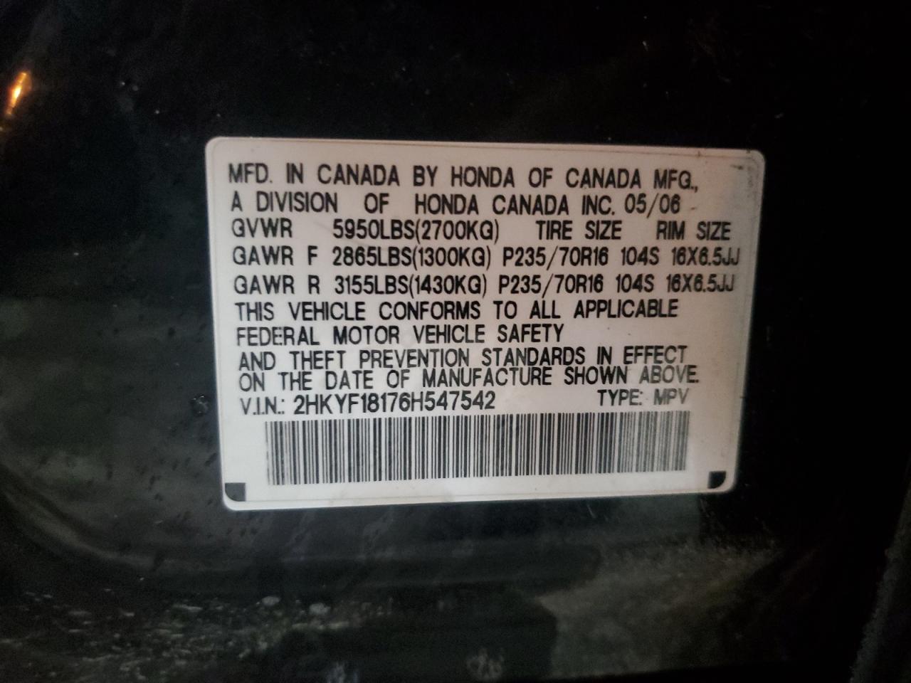 2006 Honda Pilot - Image 13