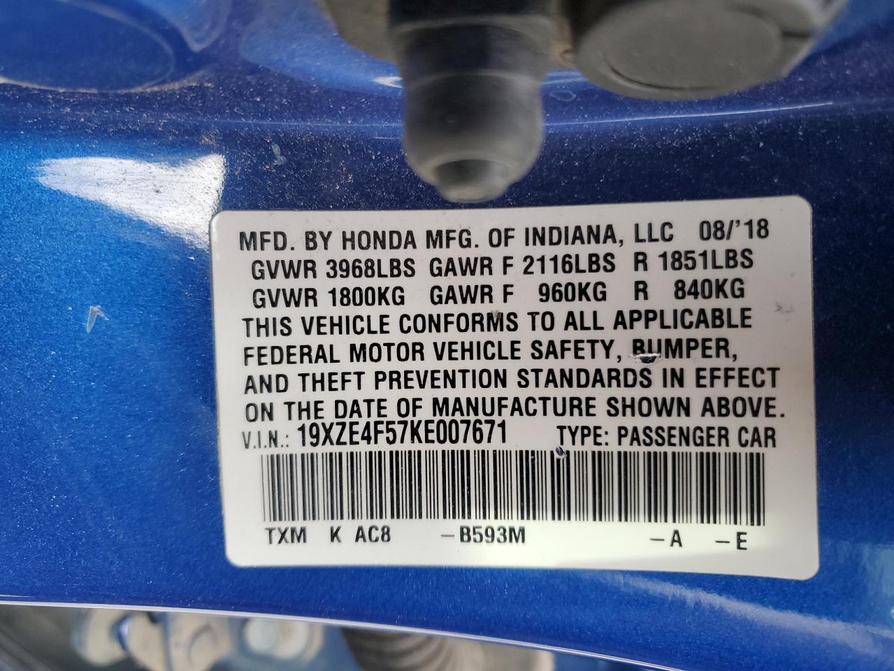 2019 Honda Insight - Image 12