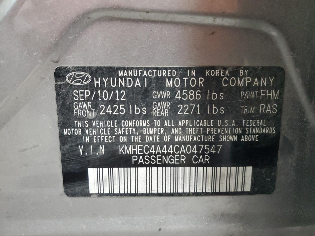 2012 Hyundai Sonata - Image 13