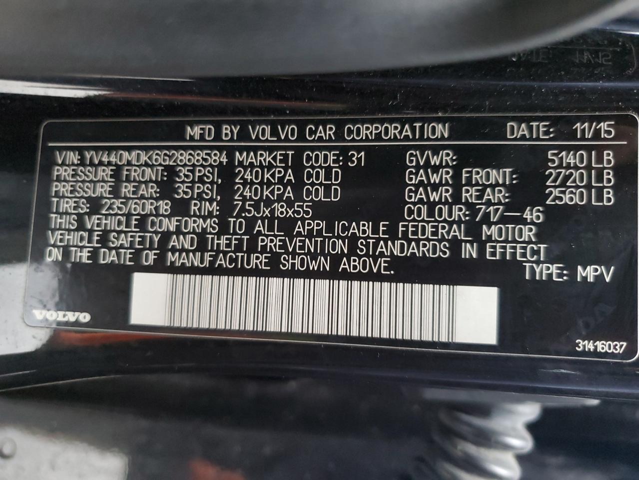 2016 Volvo XC60 - Image 13
