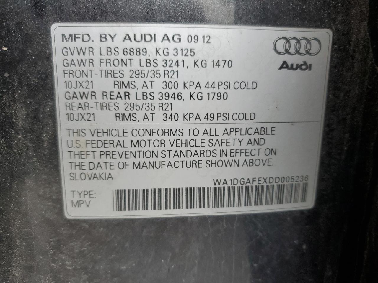 2013 Audi Q7 - Image 13