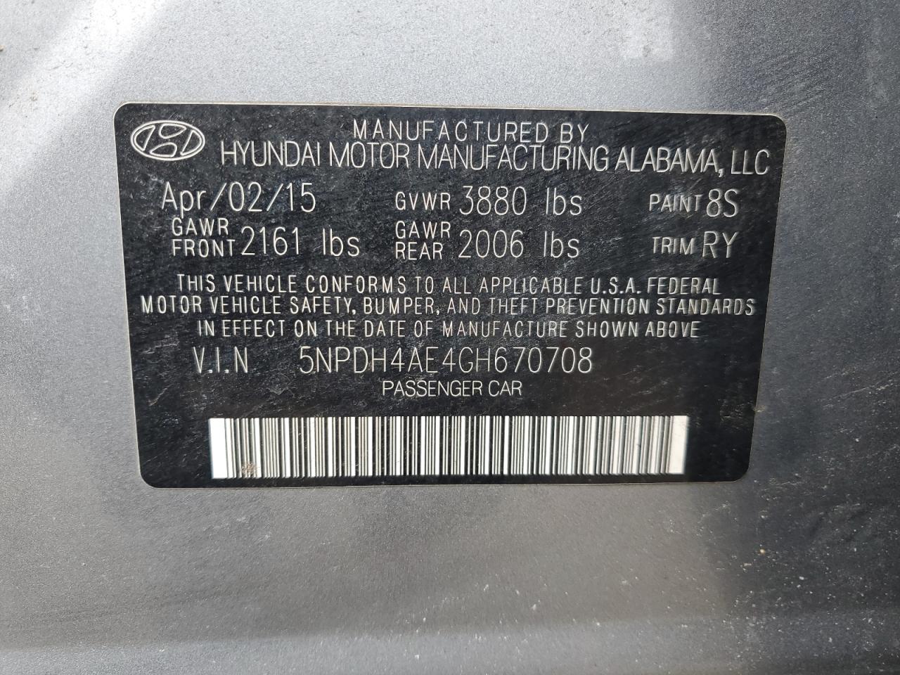 2016 Hyundai Elantra - Image 12