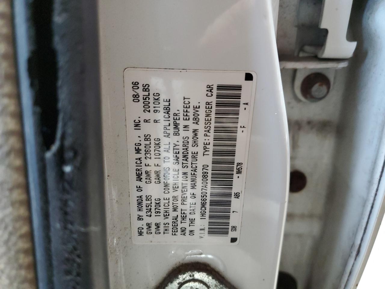 2007 Honda Accord - Image 12