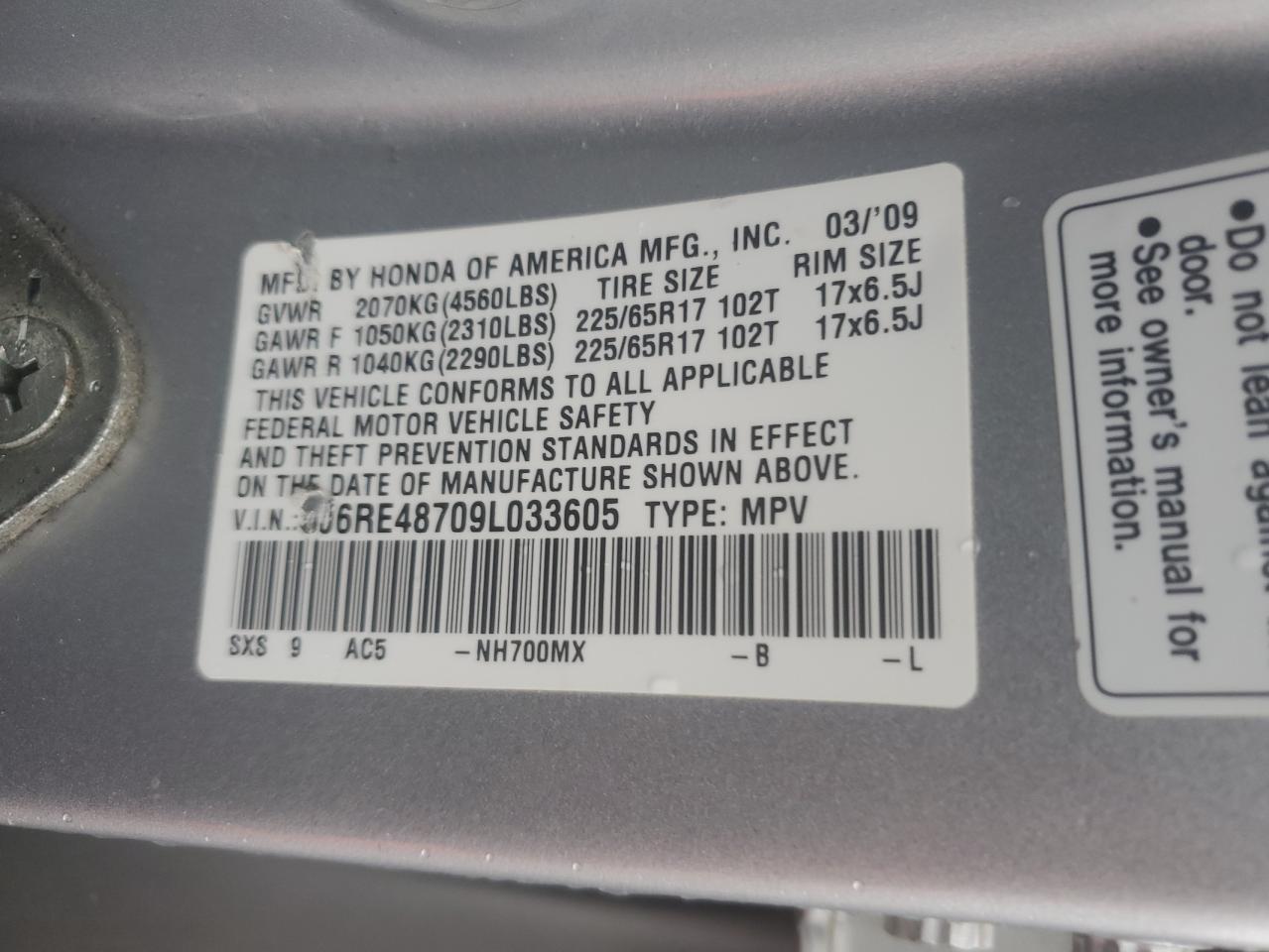 2009 Honda CR-V - Image 14