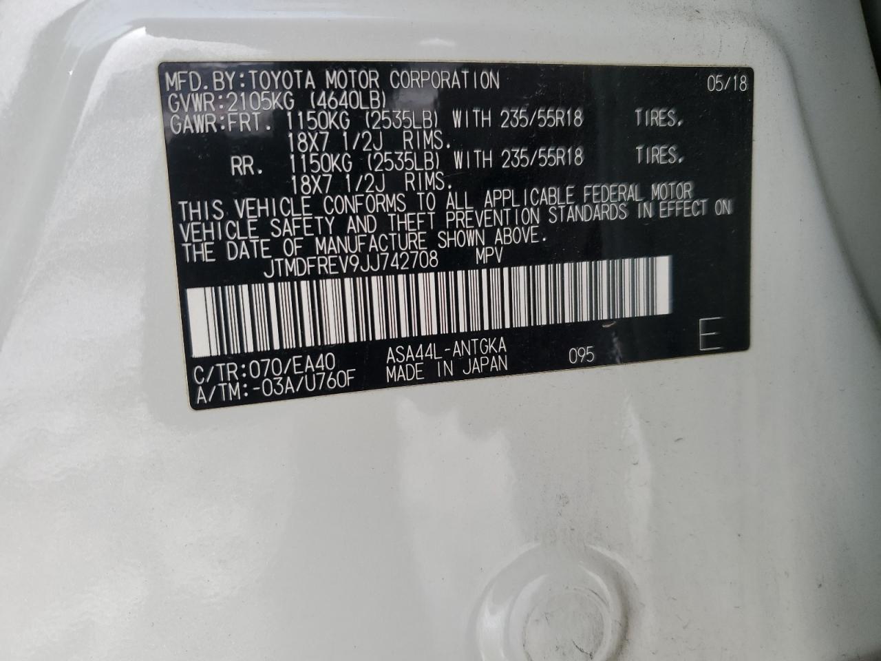 2018 Toyota RAV 4 - Image 13
