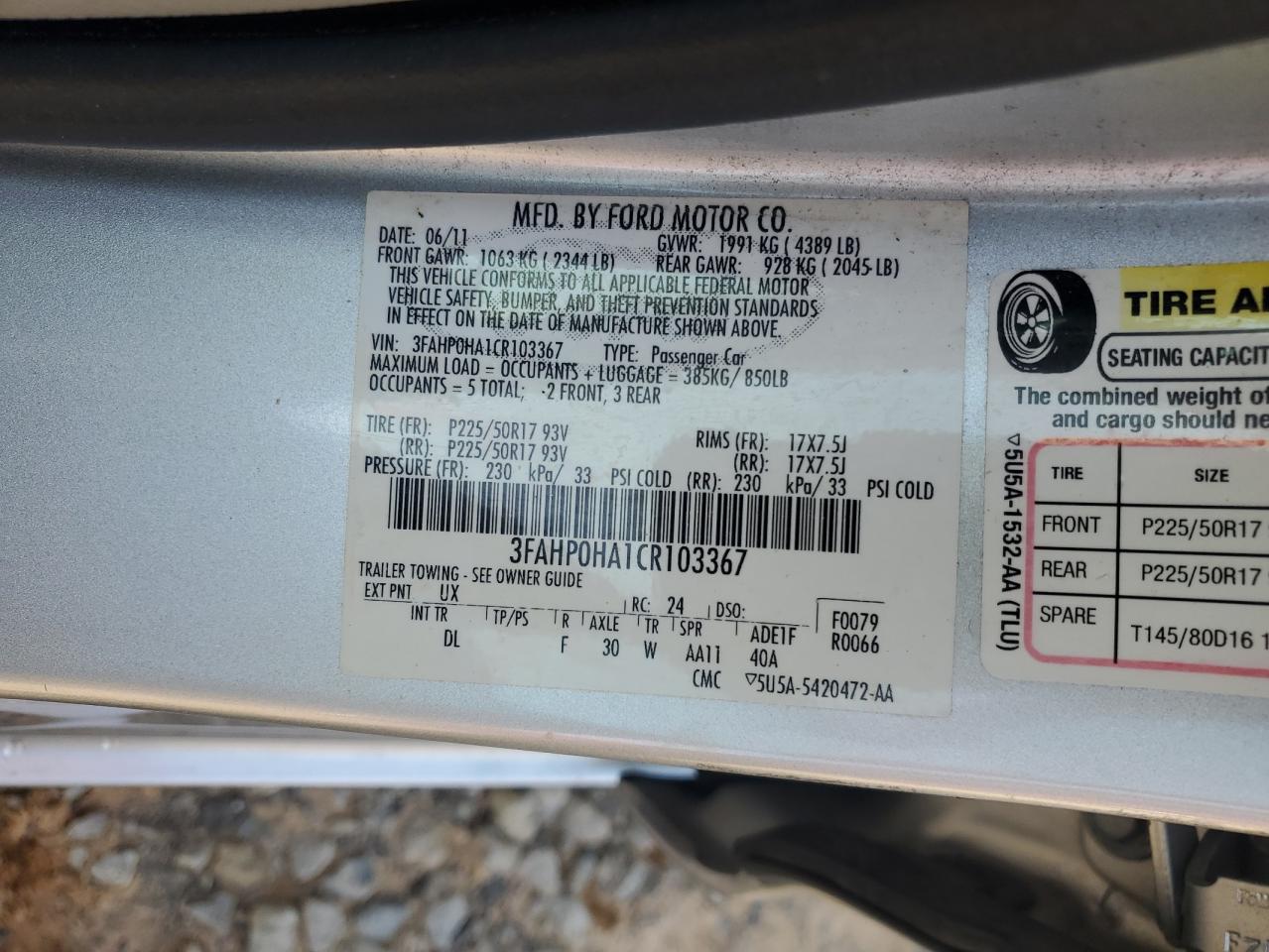 2012 Ford Fusion - Image 13