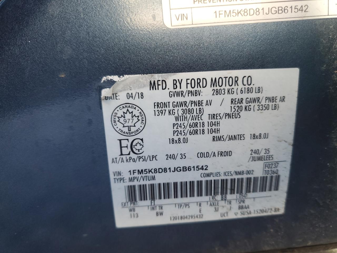 2018 Ford Explorer - Image 13