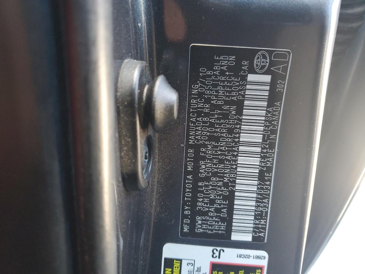 2010 Toyota Corolla - Image 12