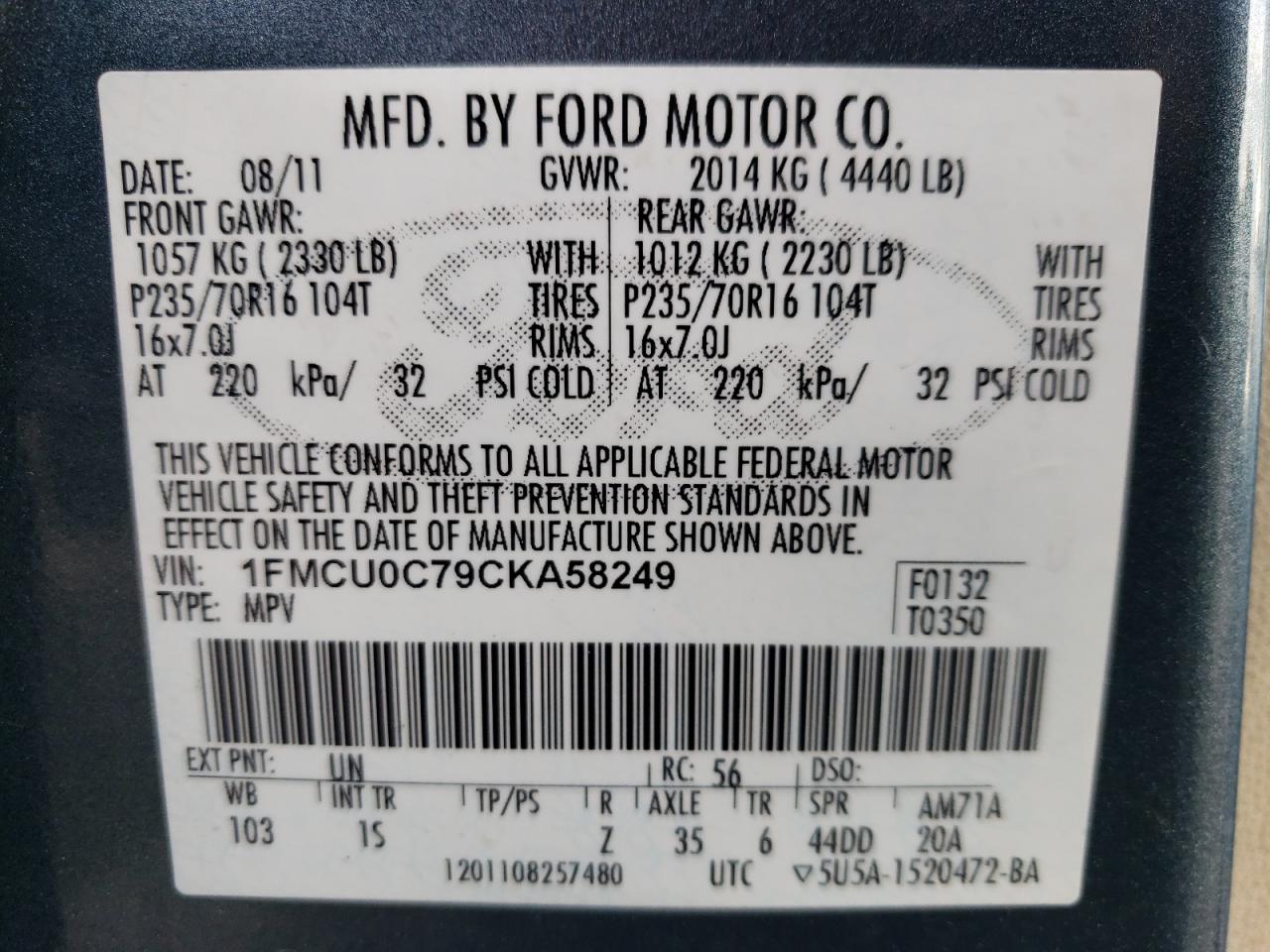 2012 Ford Escape - Image 13