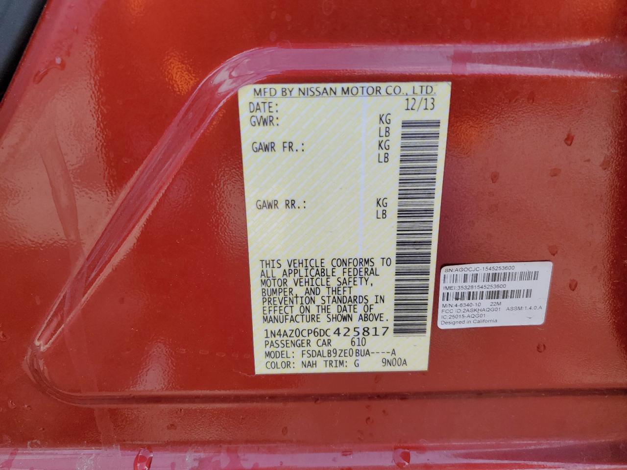 2013 Nissan Leaf - Image 13