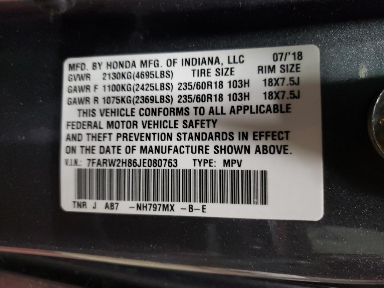 2018 Honda CR-V - Image 13