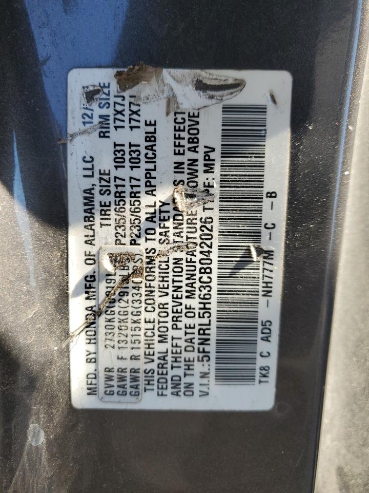 2012 Honda Odyssey - Image 14
