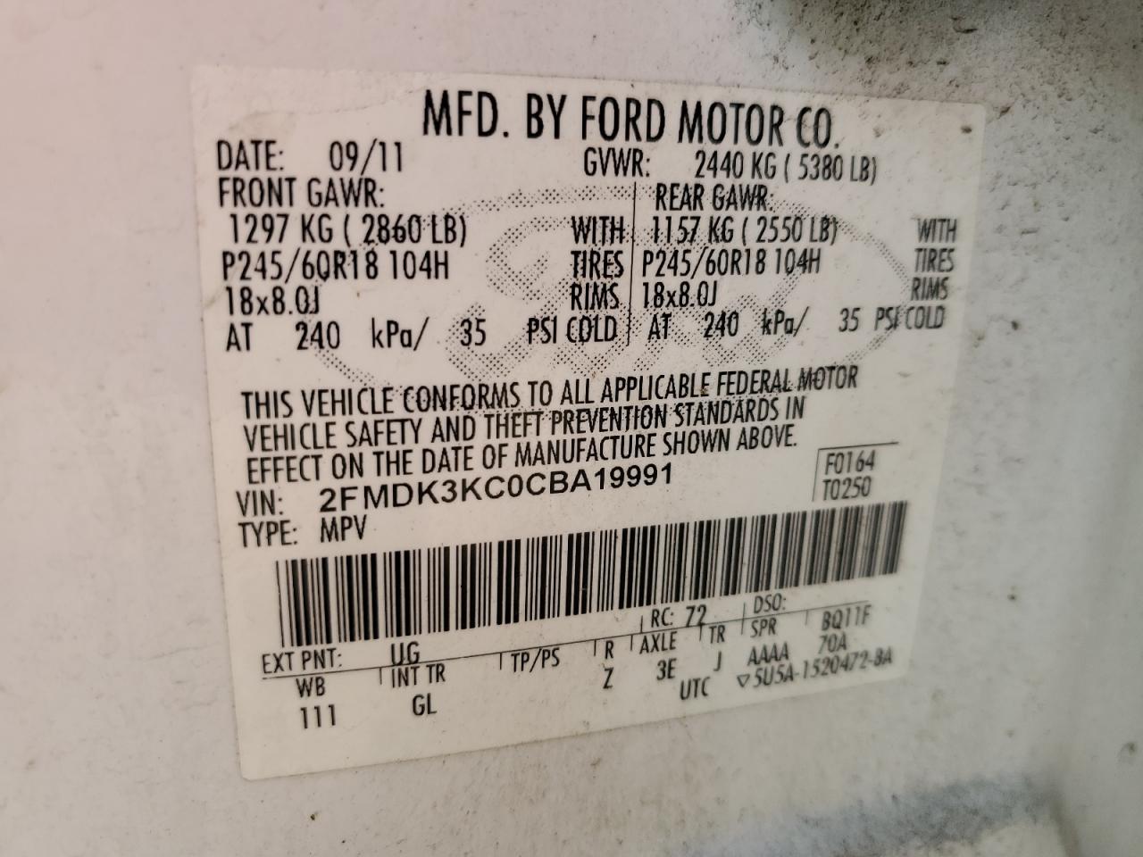 2012 Ford Edge - Image 13