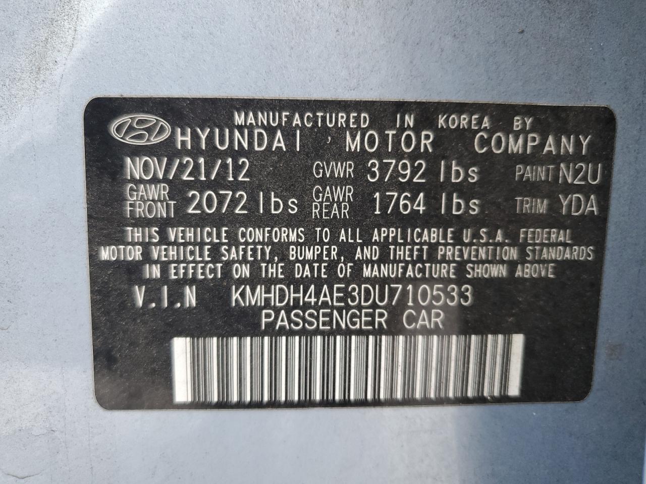 2013 Hyundai Elantra - Image 12