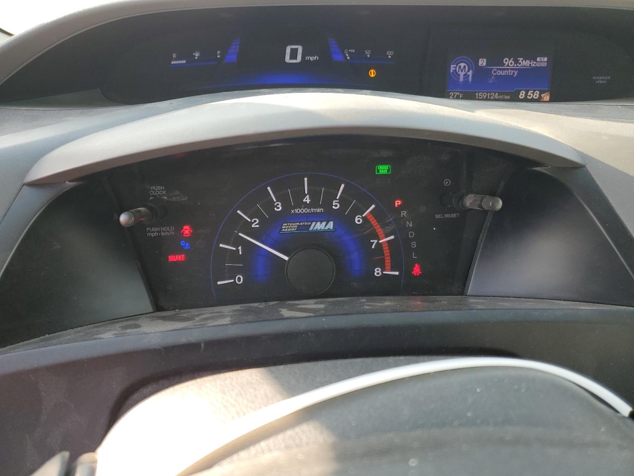 2012 Honda Civic Hybrid VIN: JHMFB4F22CS000299 Lot: 43798605