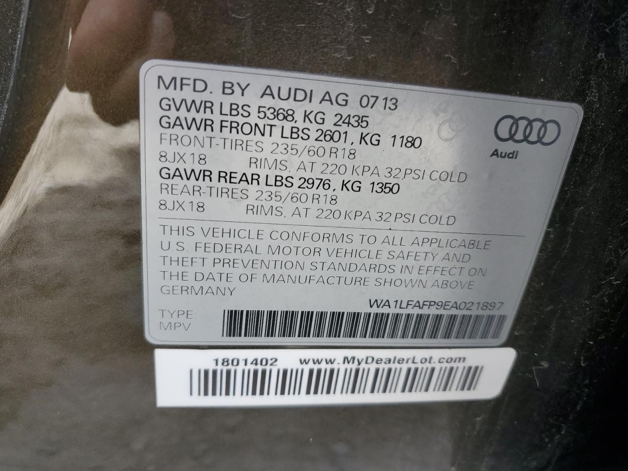 2014 Audi Q5 - Image 13