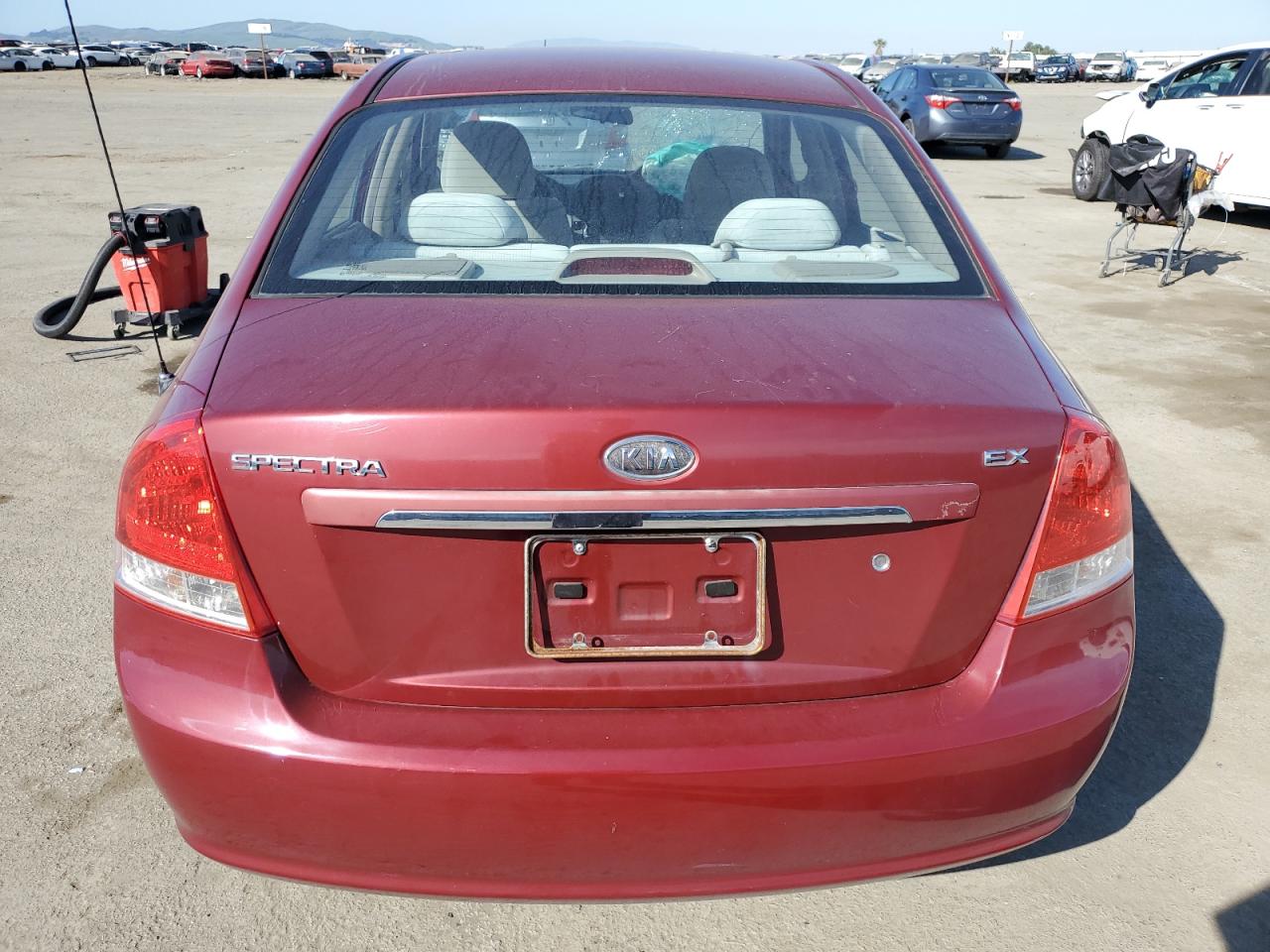 2007 Kia Spectra Ex VIN: KNAFE122775417514 Lot: 47394785
