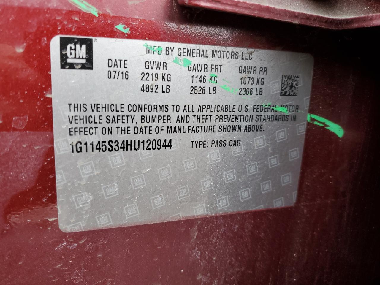 2017 Chevrolet Impala - Image 13