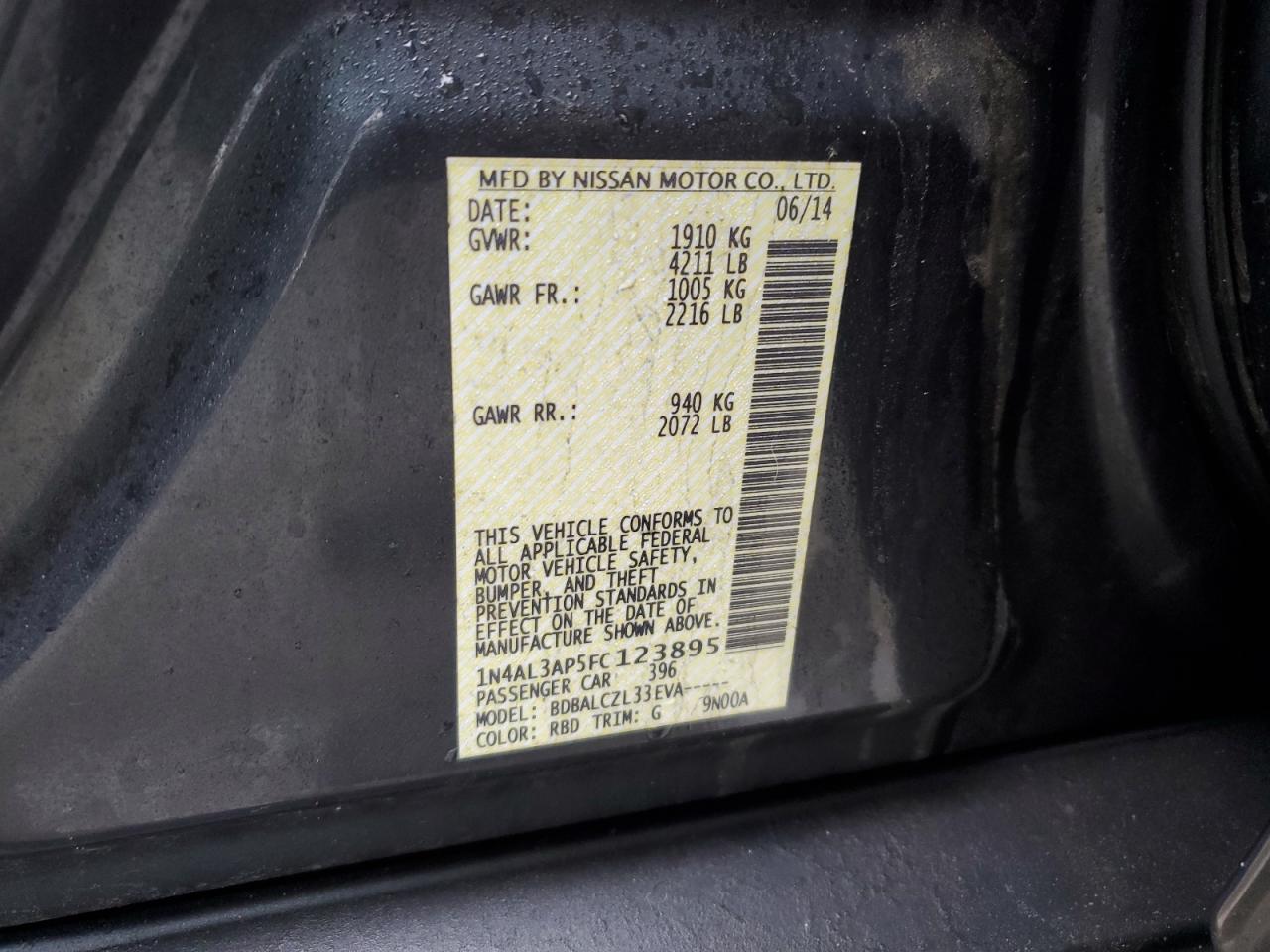 2015 Nissan Altima - Image 12