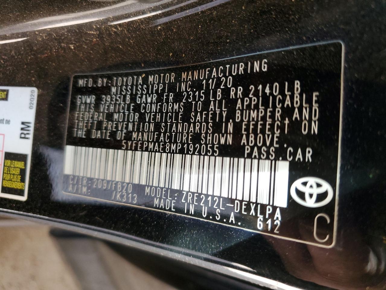 2021 Toyota Corolla - Image 12