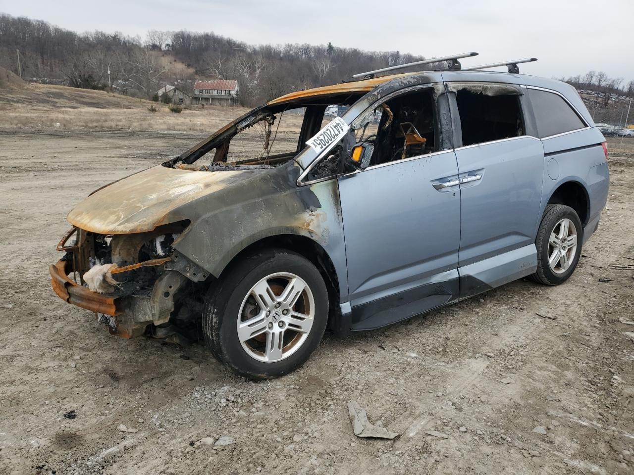 2012 Honda Odyssey Touring на продаже в Chambersburg, PA - Burn
