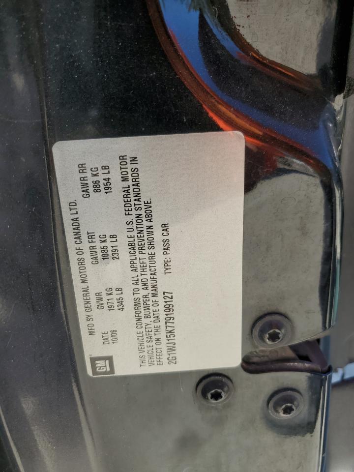 2007 Chevrolet Monte Carlo Ls VIN: 2G1WJ15K779199127 Lot: 44717295