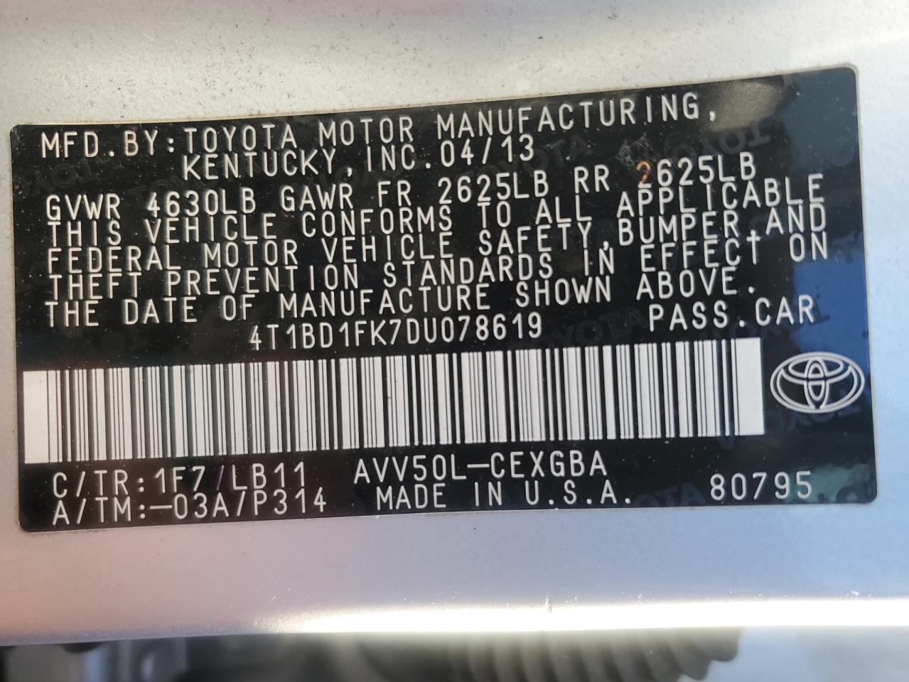 2013 Toyota Camry - Image 13