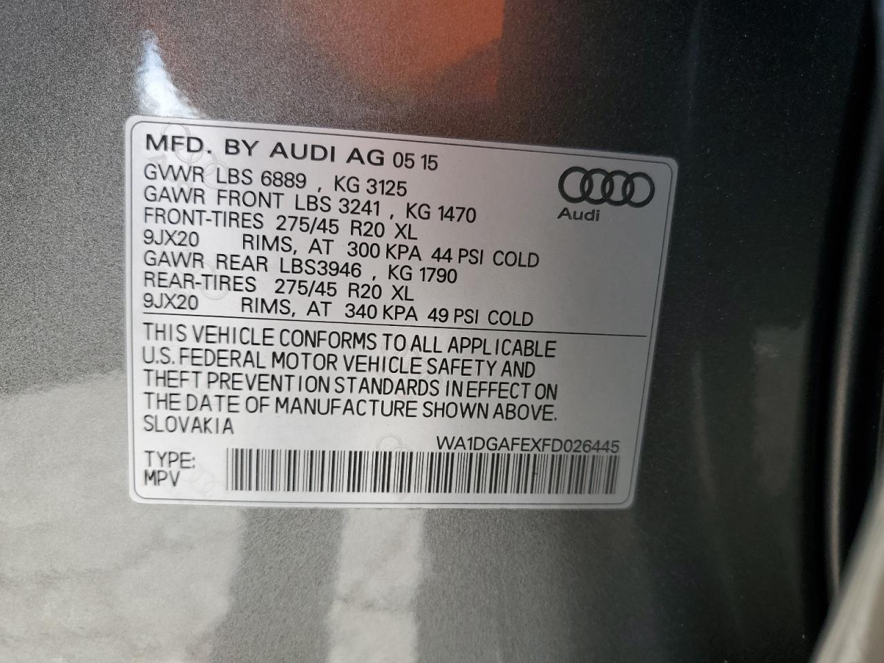 2015 Audi Q7 - Image 13