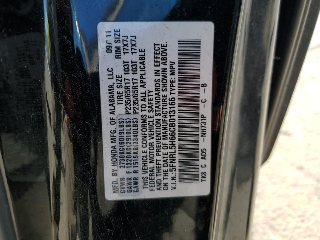 2012 Honda Odyssey - Image 15