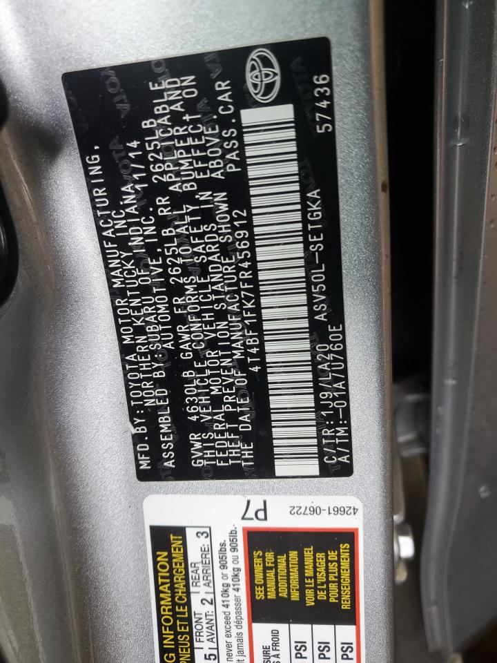 2015 Toyota Camry - Image 12