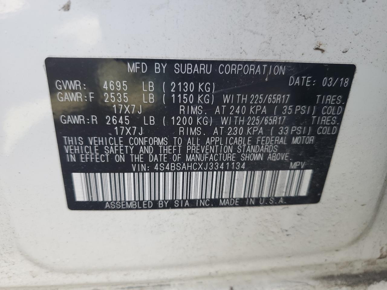 2018 Subaru Outback - Image 14