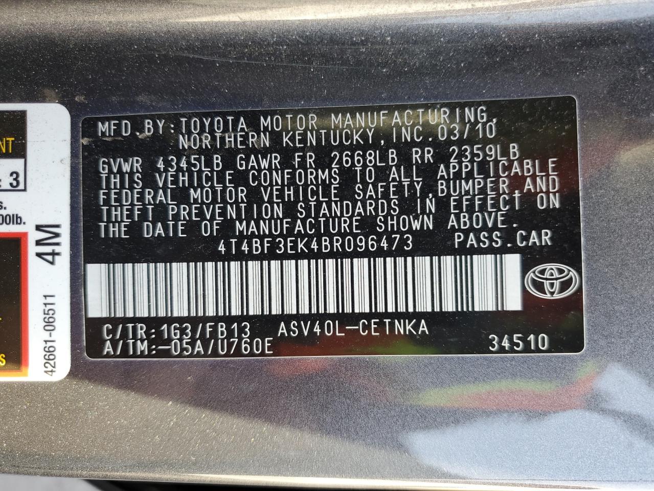 2011 Toyota Camry - Image 12