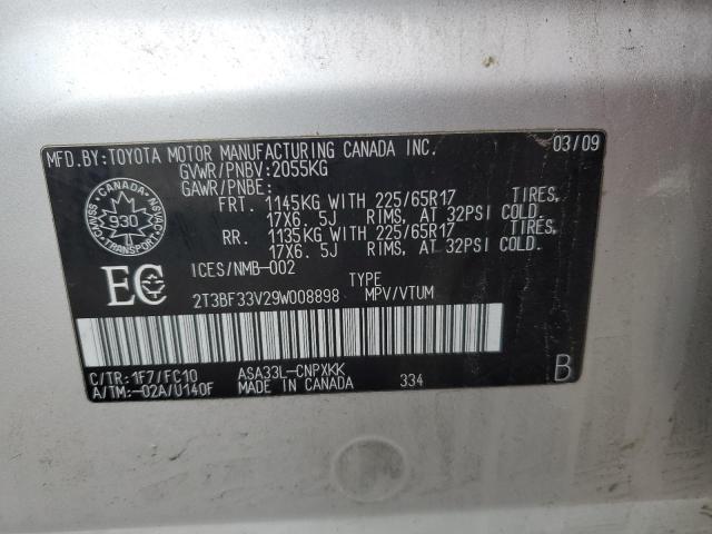 2009 TOYOTA RAV4 