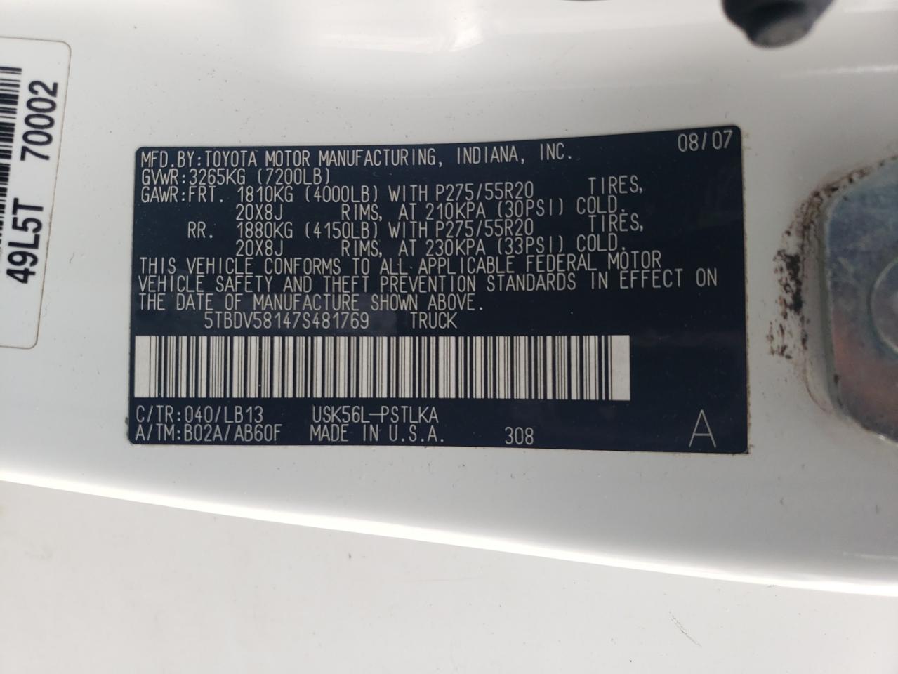 2007 Toyota Tundra - Image 14