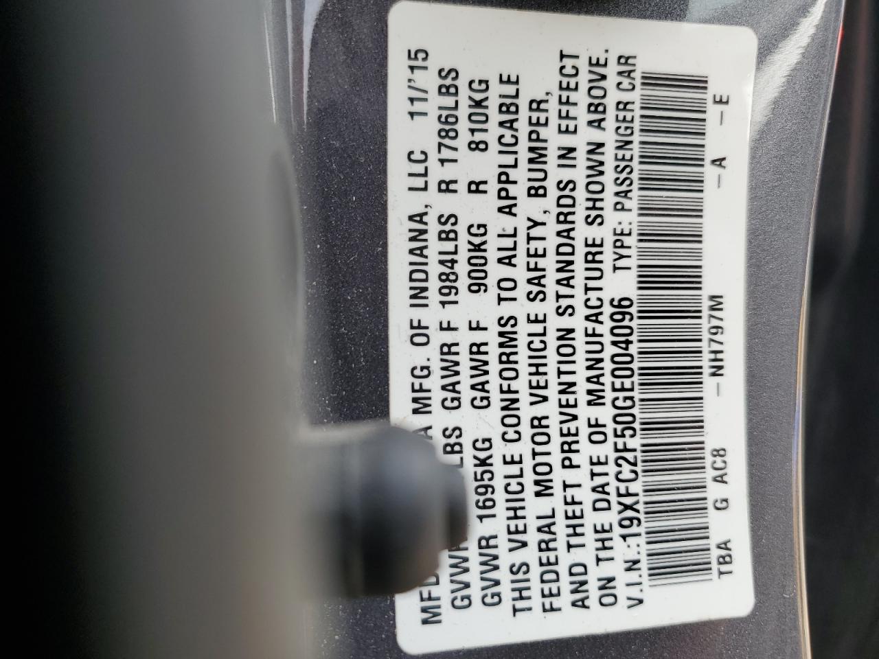 2016 Honda Civic - Image 13