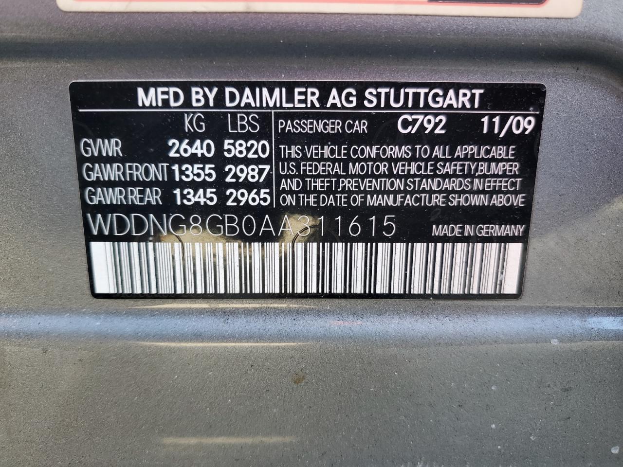 2010 Mercedes-Benz S-klasse - Image 12