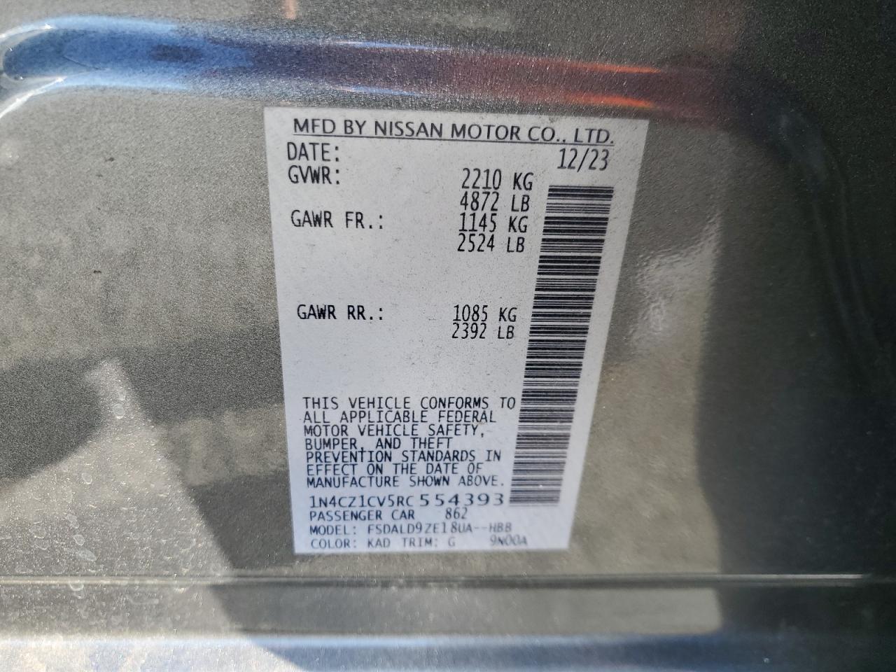 2024 Nissan Leaf - Image 14
