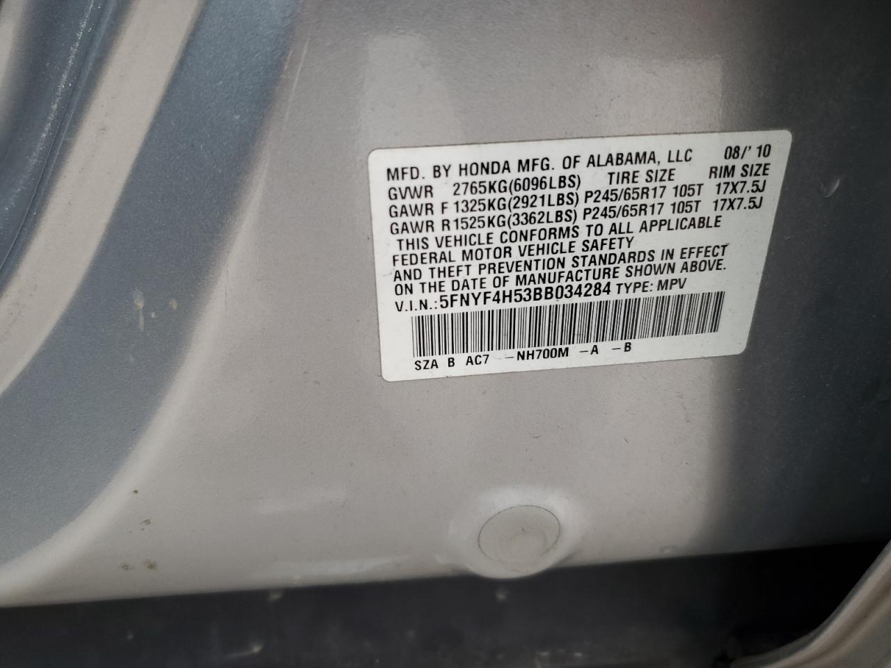2011 Honda Pilot - Image 15