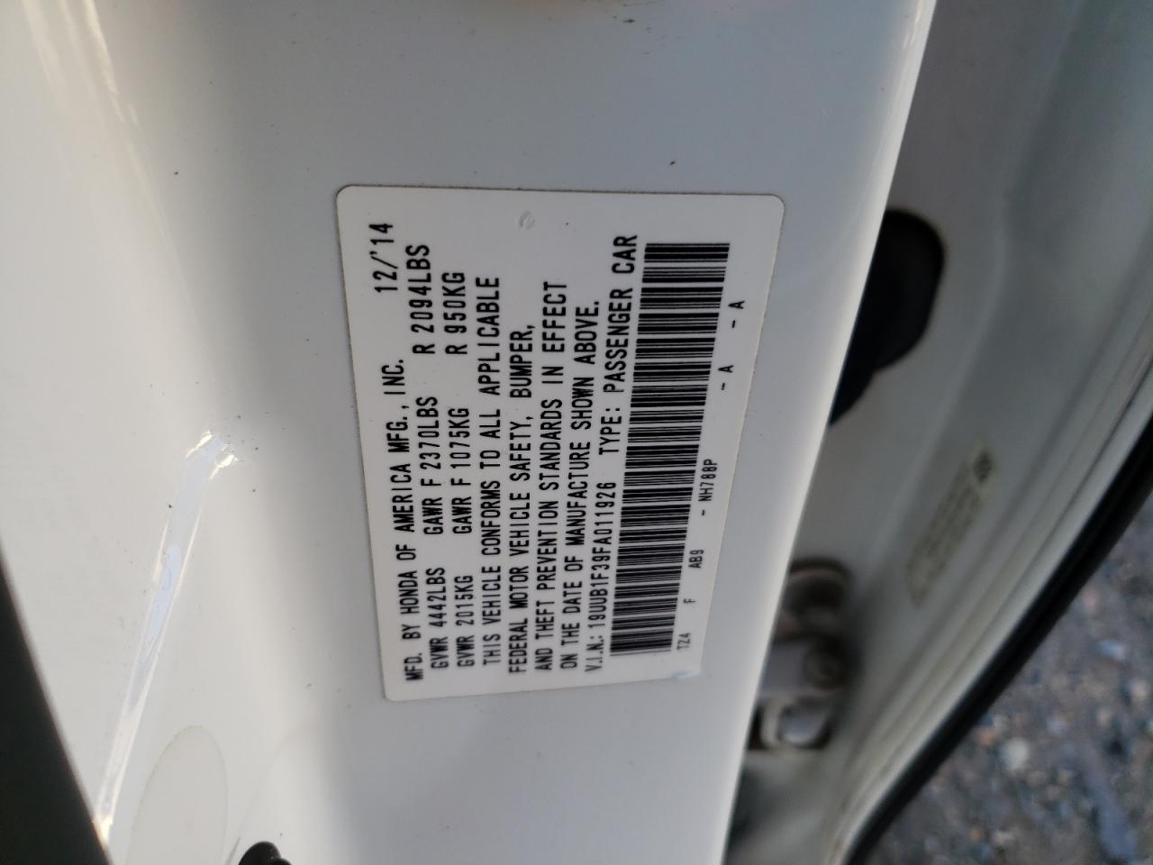 2015 Acura TLX - Image 12