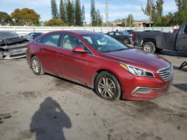 Sedans HYUNDAI SONATA 2016 Red