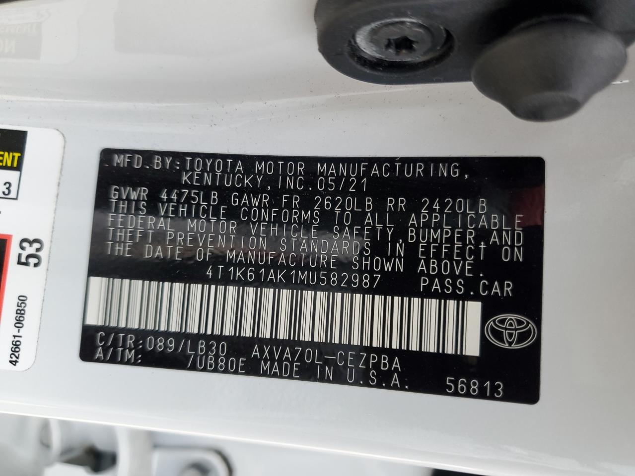 2021 Toyota Camry - Image 13