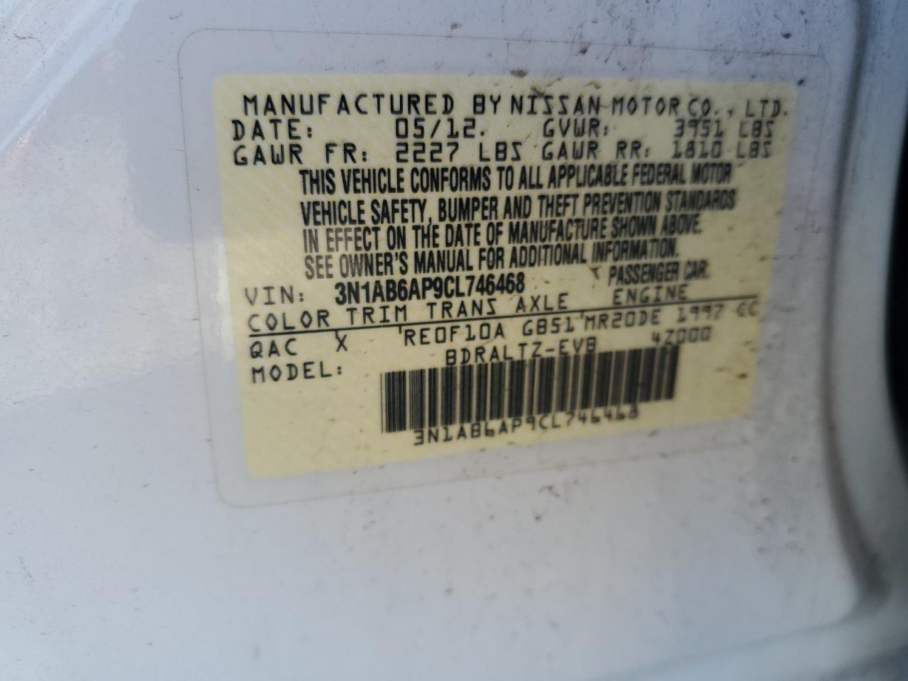 2012 Nissan Sentra - Image 14