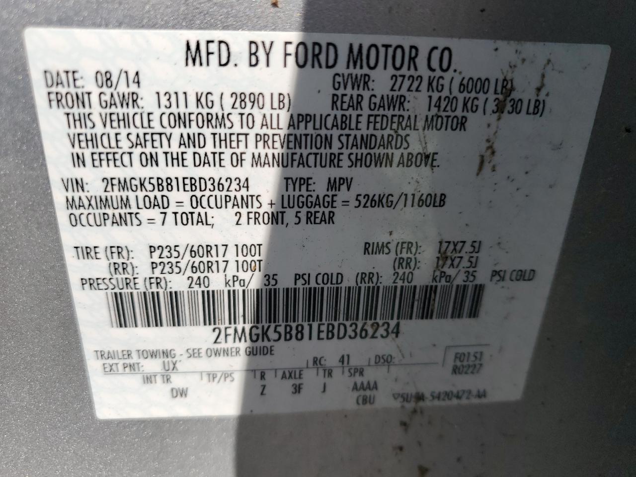2014 Ford Flex - Image 14
