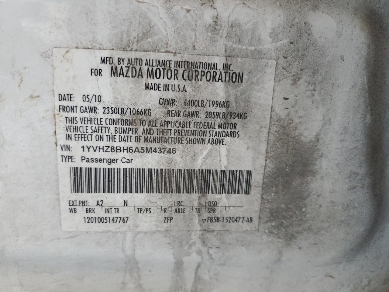 2010 Mazda 6 - Image 12