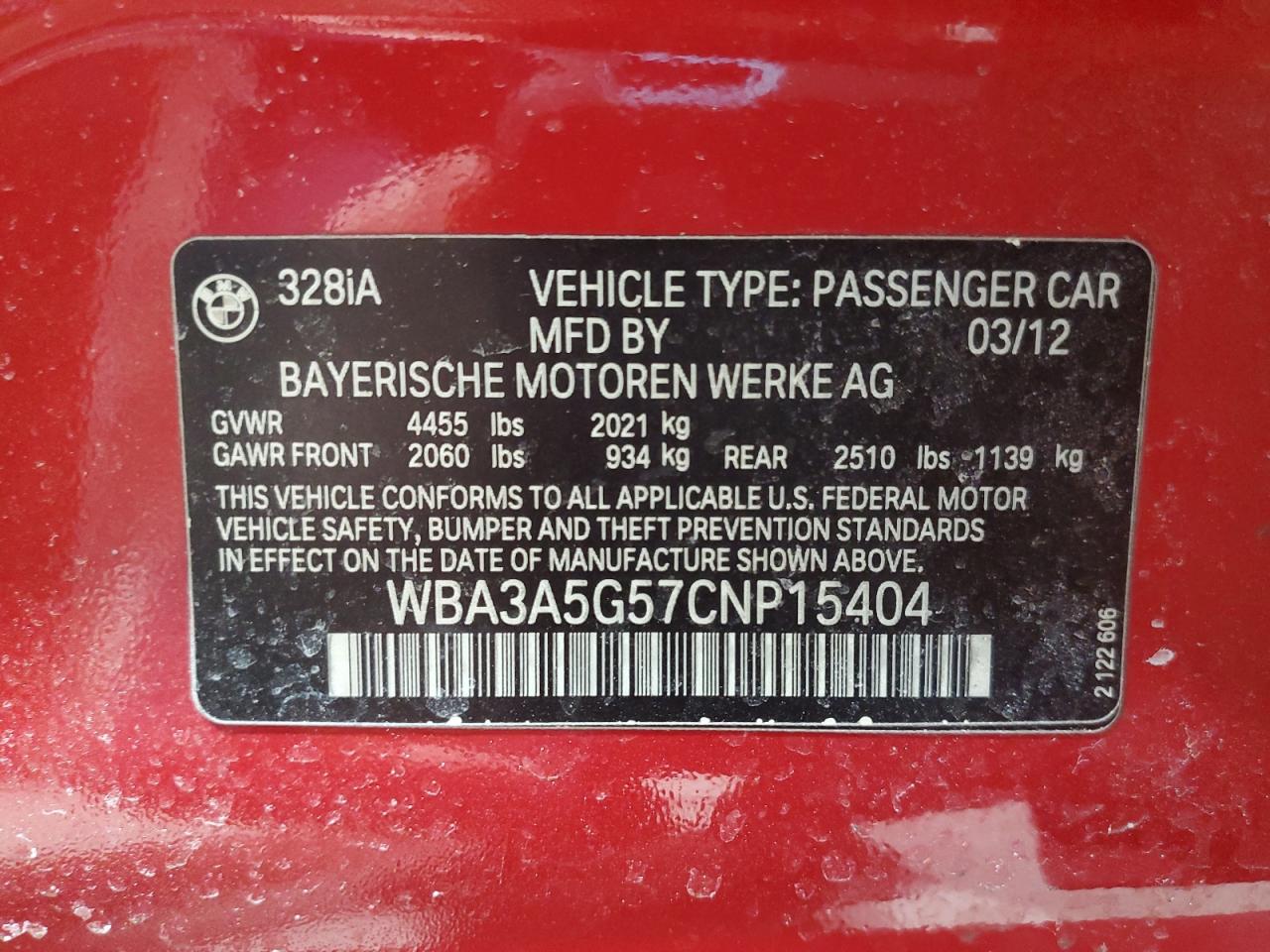 2012 BMW 3er - Image 12
