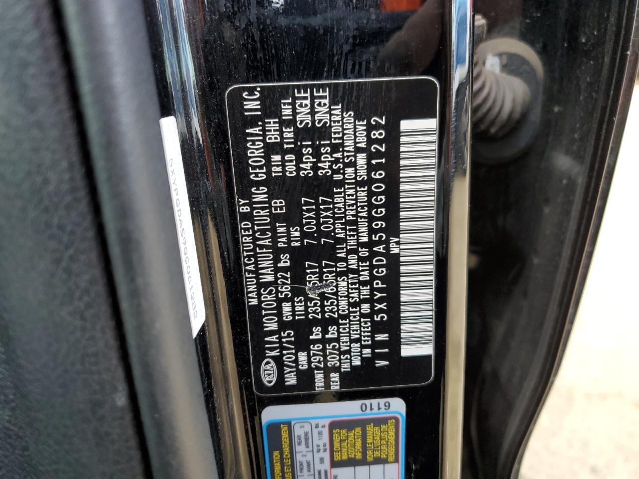 2016 Kia Sorento - Image 13