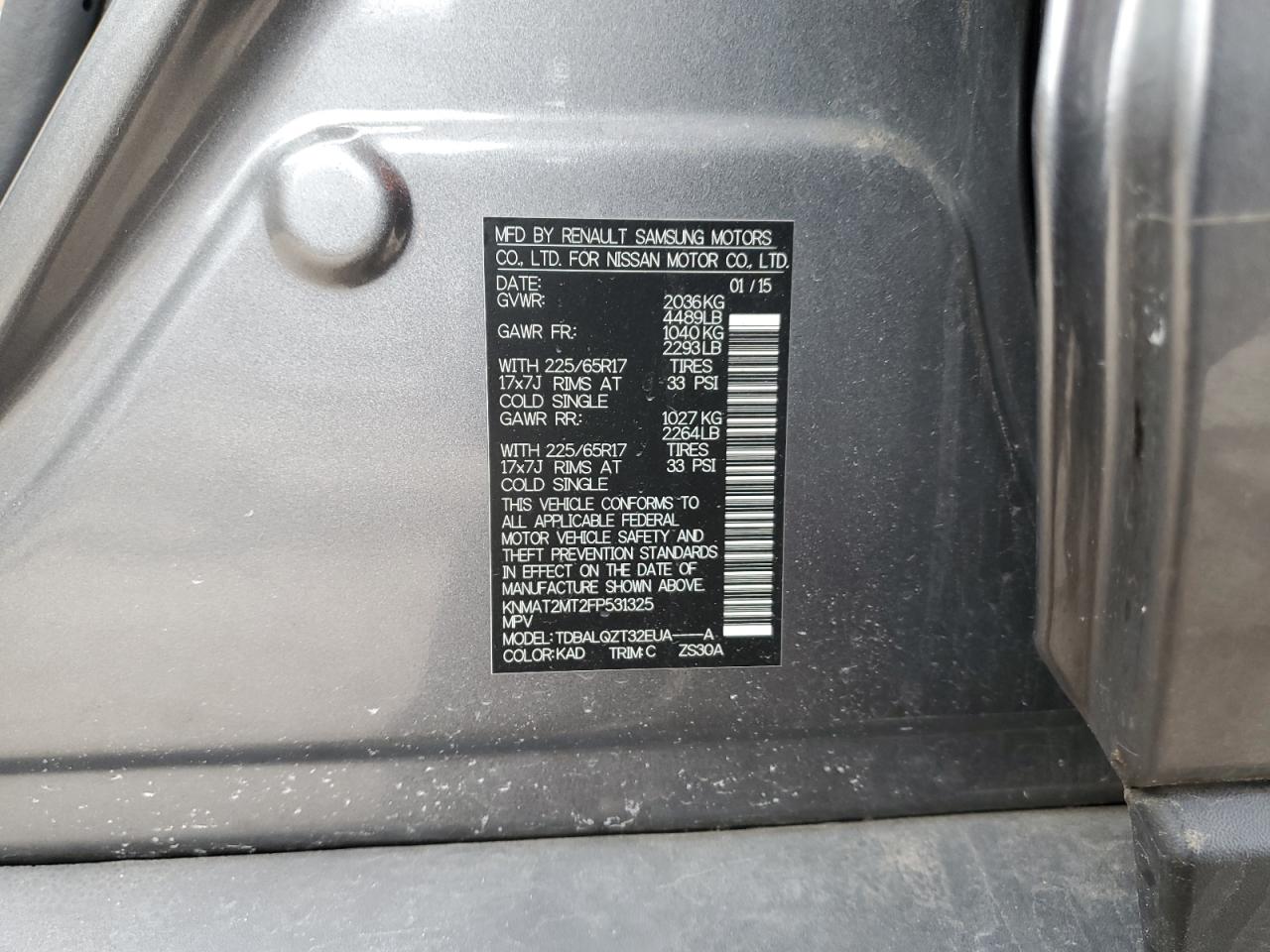 2015 Nissan Rogue - Image 13