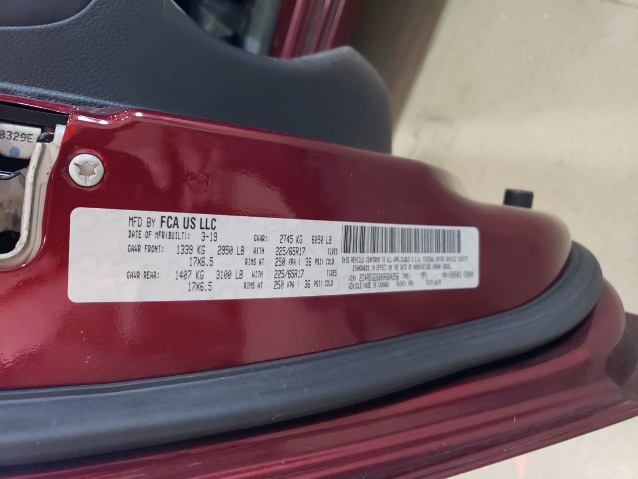 2019 Dodge Caravan - Image 13